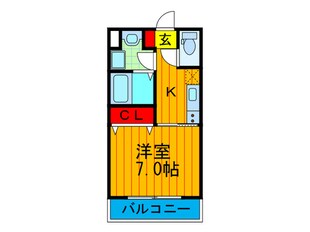 アカシヤの物件間取画像